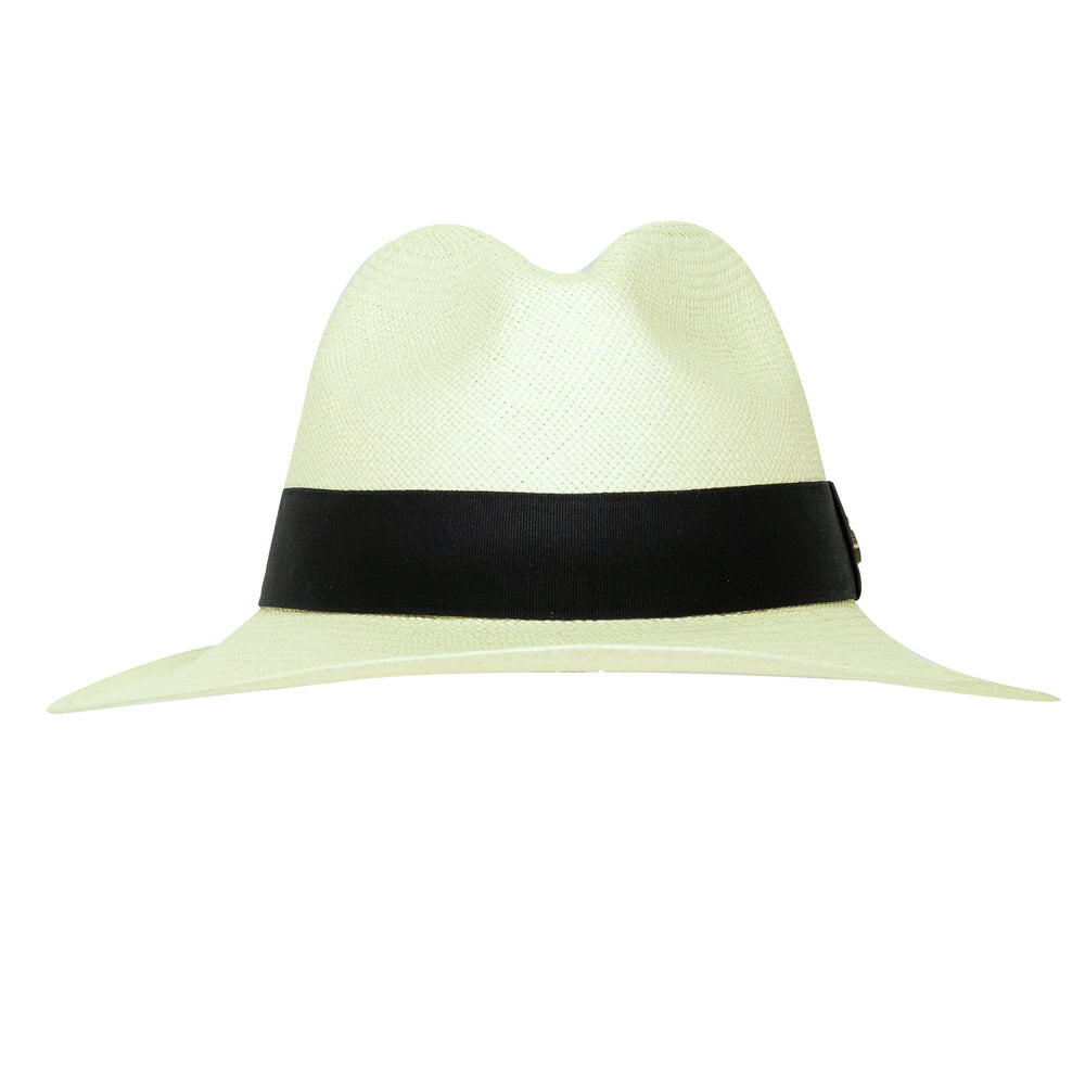 Panama Hat Unisex Classic Light Green with Black Band