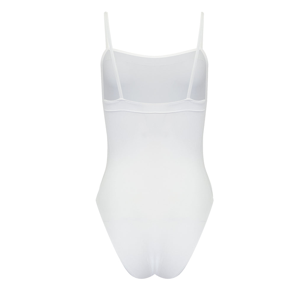 Sporty Swimsuit in White