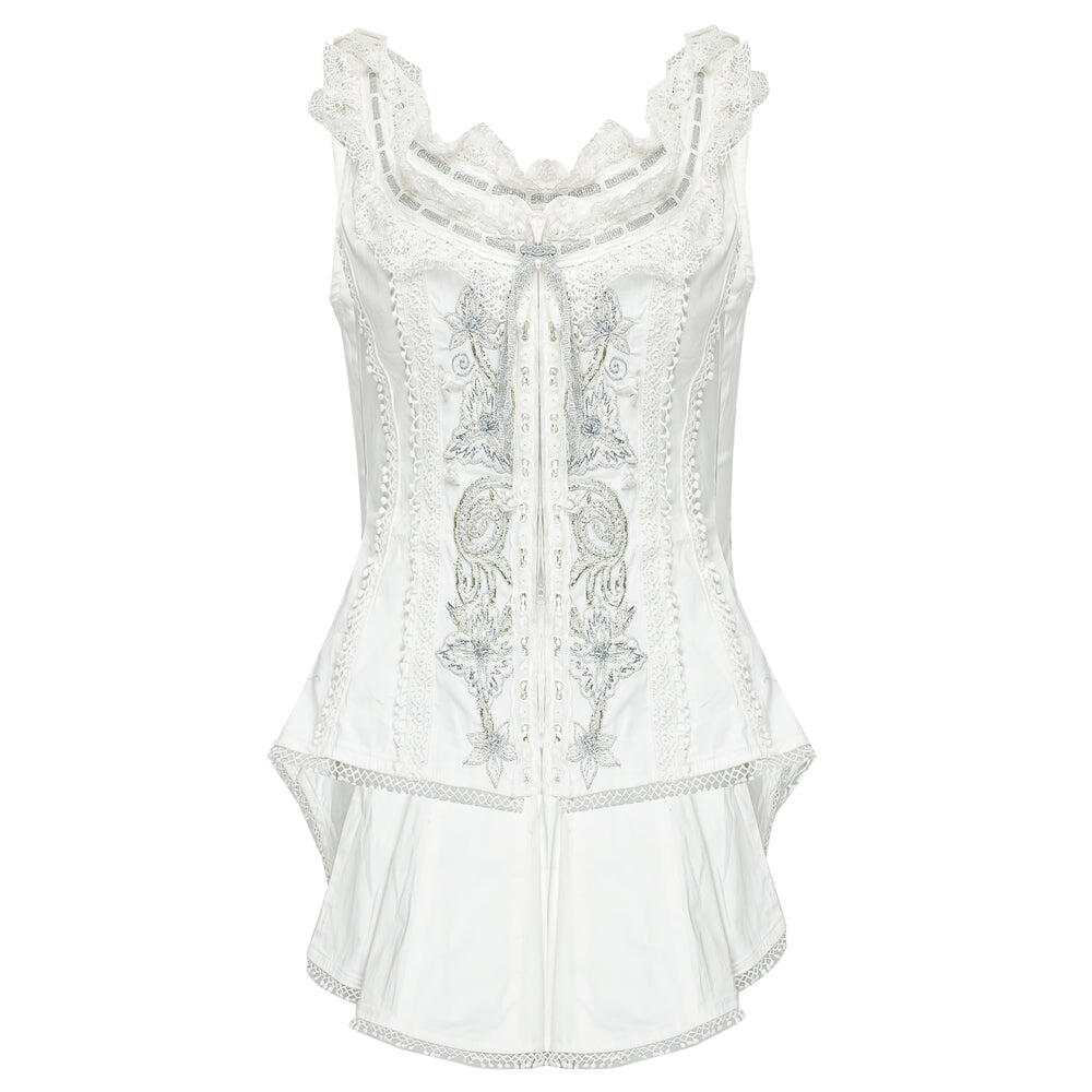 Bustier Rosal New White/Silver