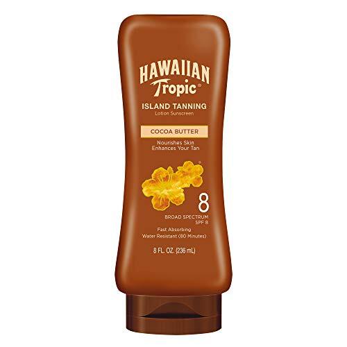 Hawaiian Tropic Island Tanning Sunscreen Lotion SPF8