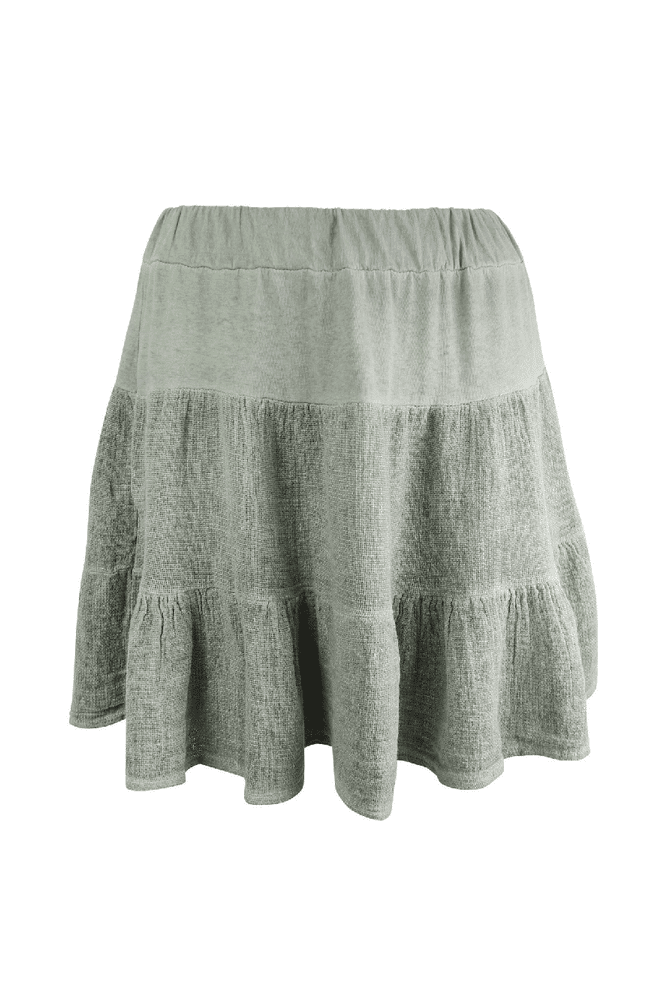 Short Skirt Lin Khaki