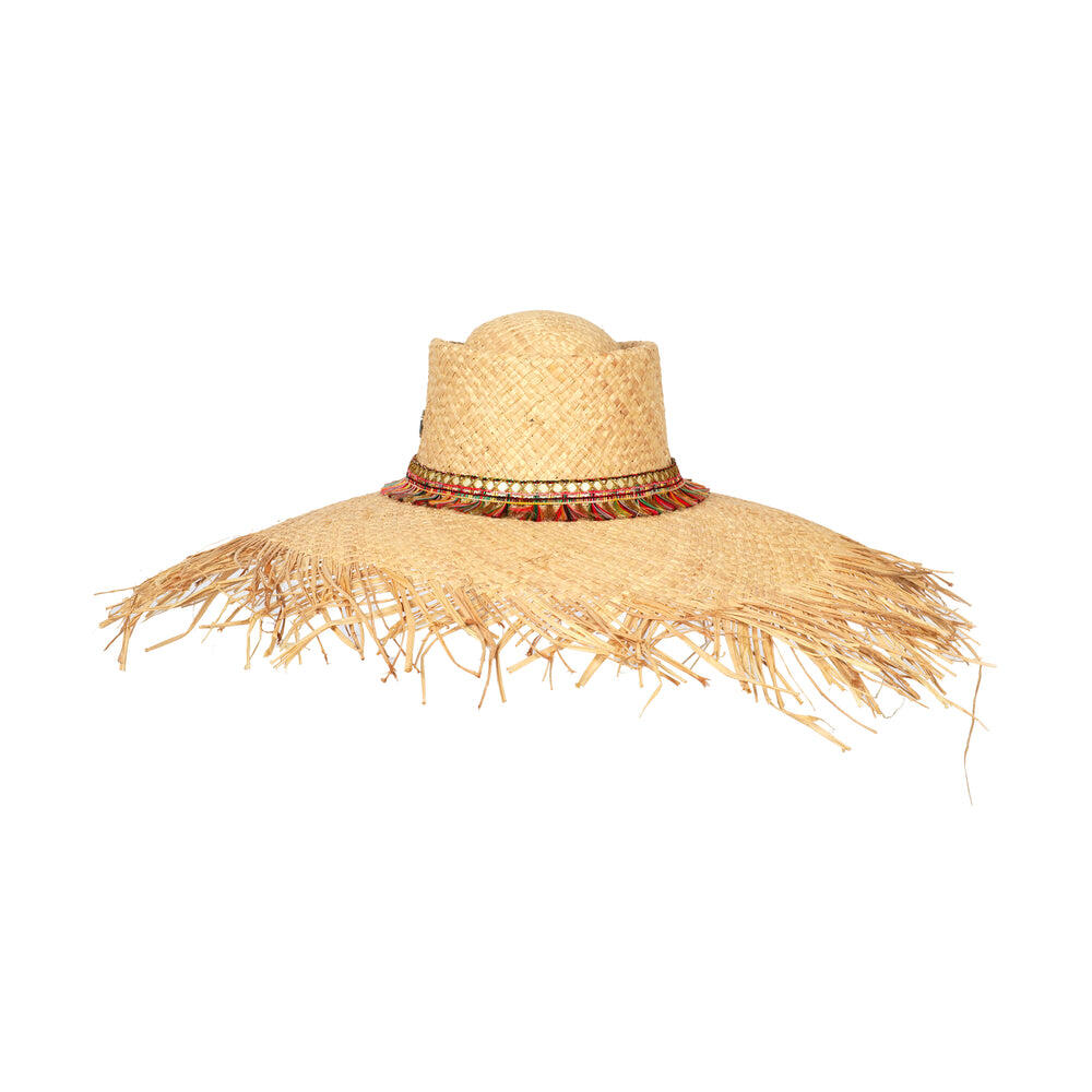 Summer Straw Boat Hat Mexico