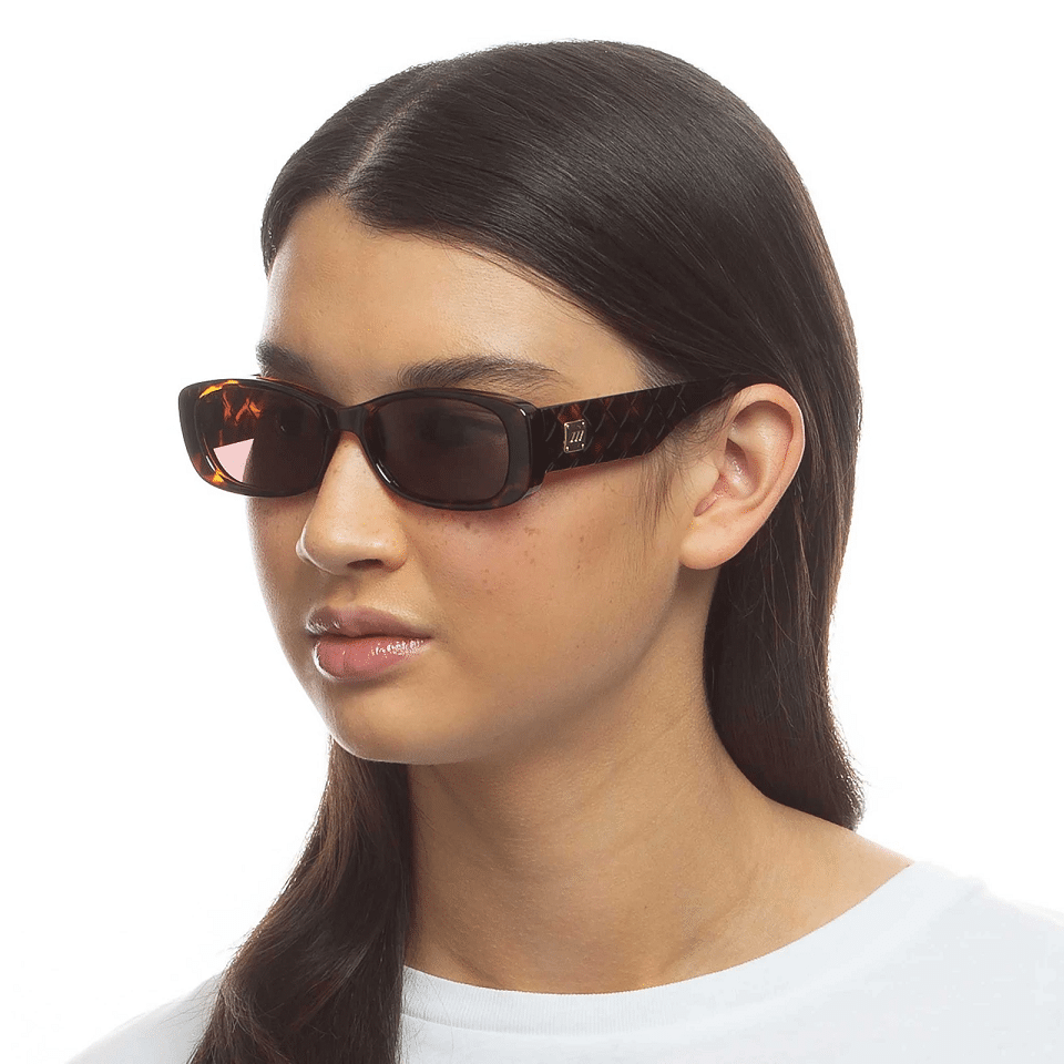 Unreal Quilted Tort Sunglasses