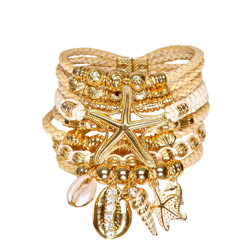 Gold Set Gold Starfish Bracelet