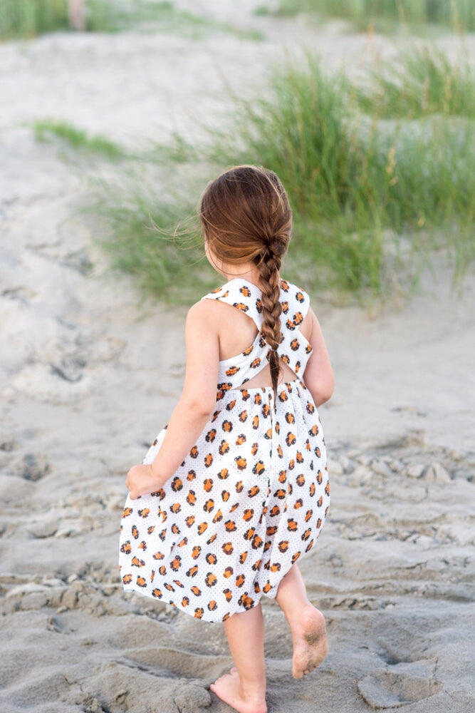 Bumby East Hampton Babydoll Dress in Leopard Print