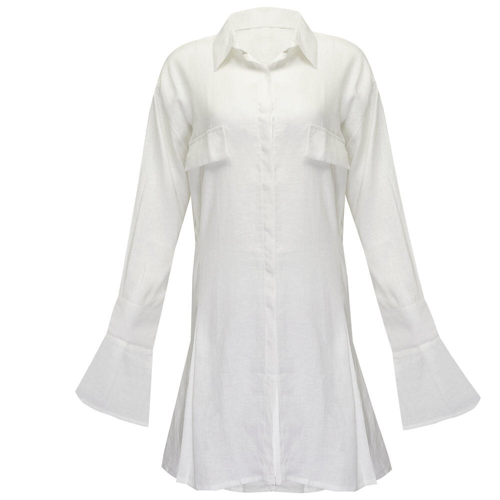 Mila Shirt Dress Off White