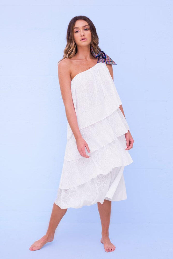 one shoulder bow