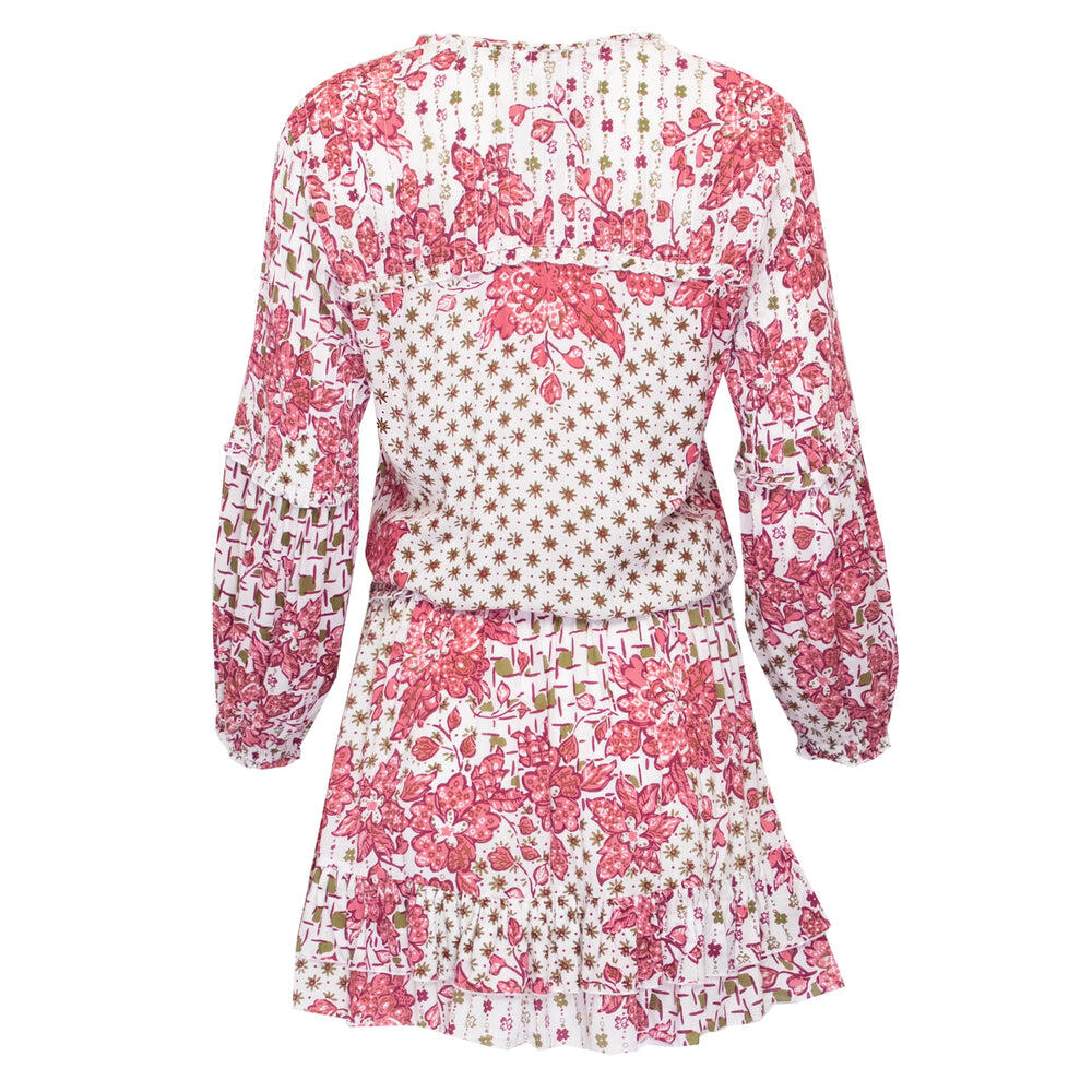 Mini Dress Ilona Long Sleeve Pink Edelweiss