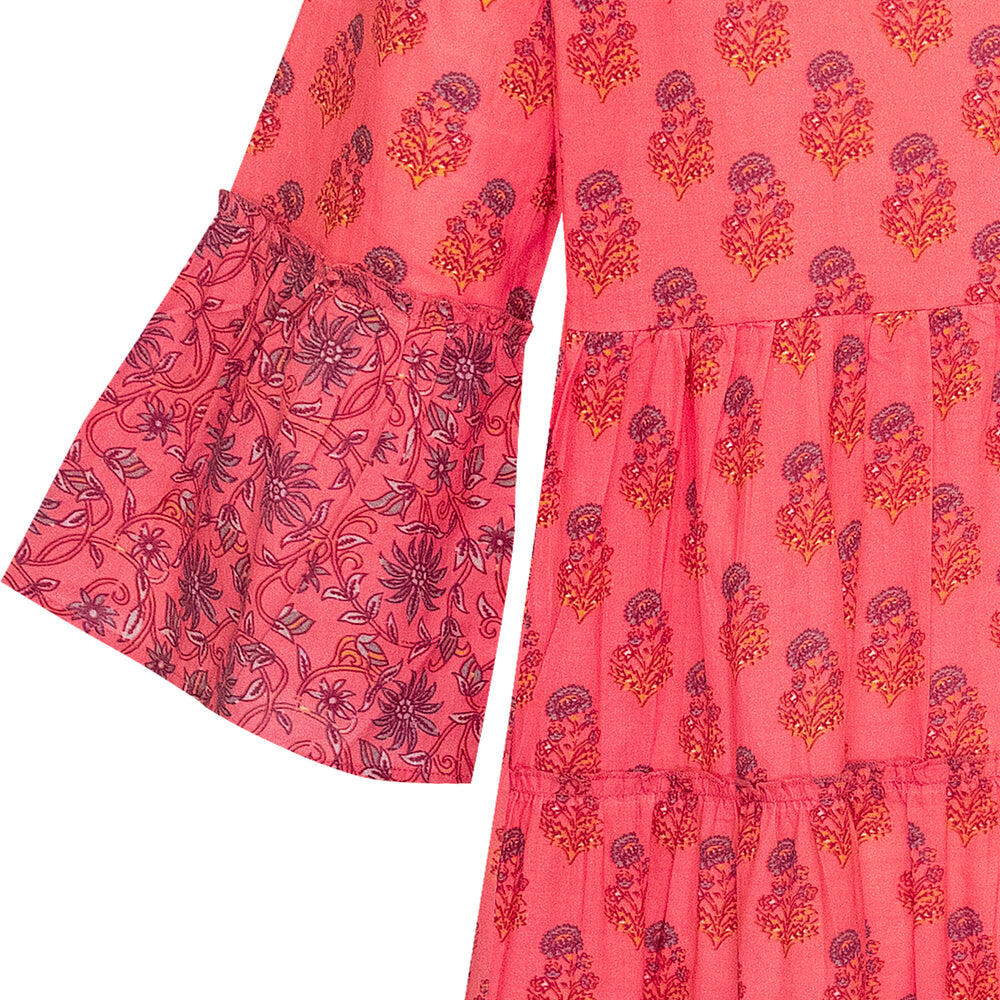 Winsome Tunic Dress Coral