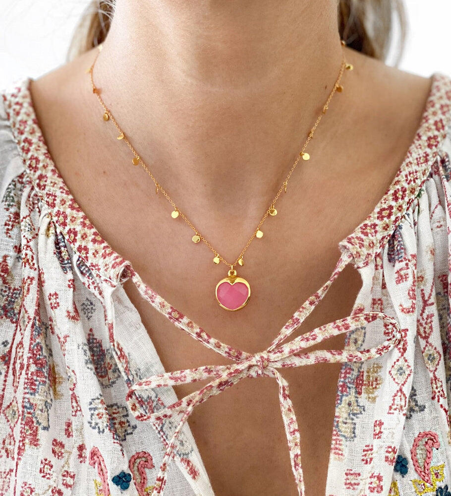 Cora Pink Necklace