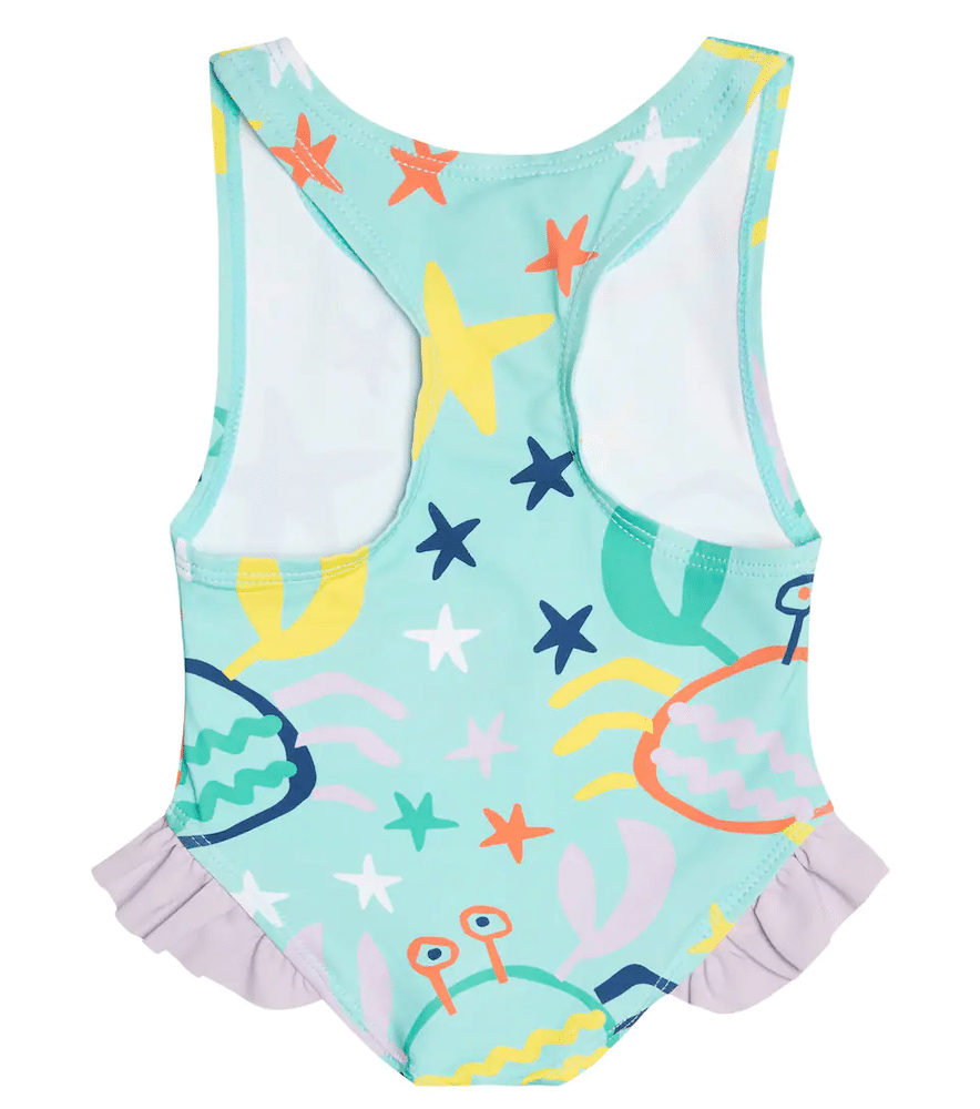 Baby Swimsuit Light Blue/Colourful