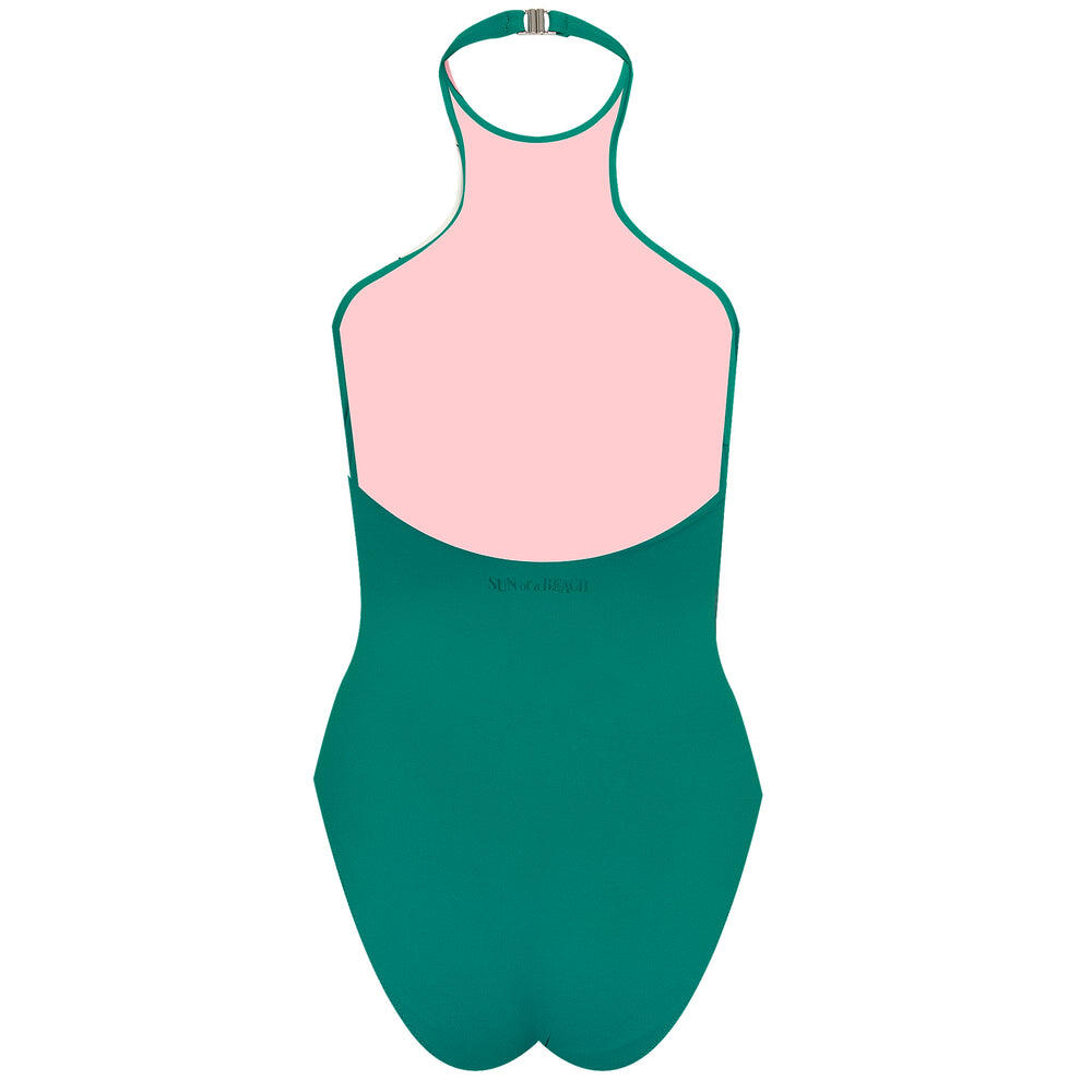 Just Emerald Halterneck Swimsuit