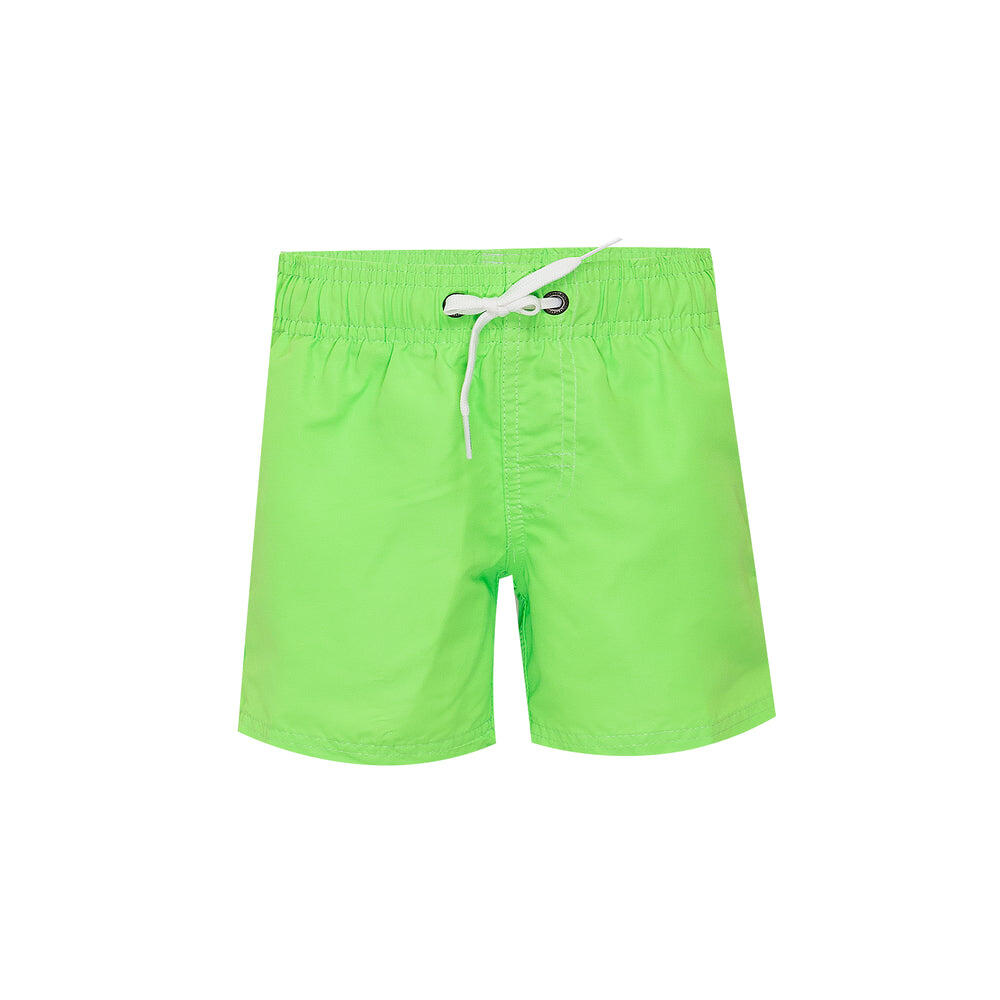Bright Green Surf Shorts for Boys
