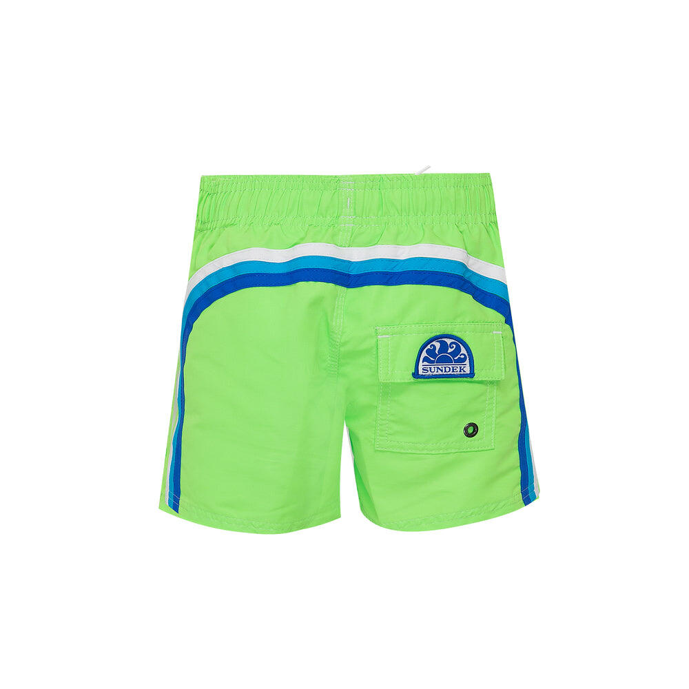 Sundek Bright Green Surf Shorts for Boys