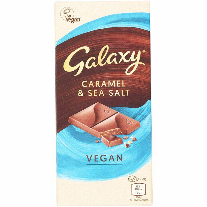 Galaxy Vegan Chocolate Bars - Caramel & Sea Salt