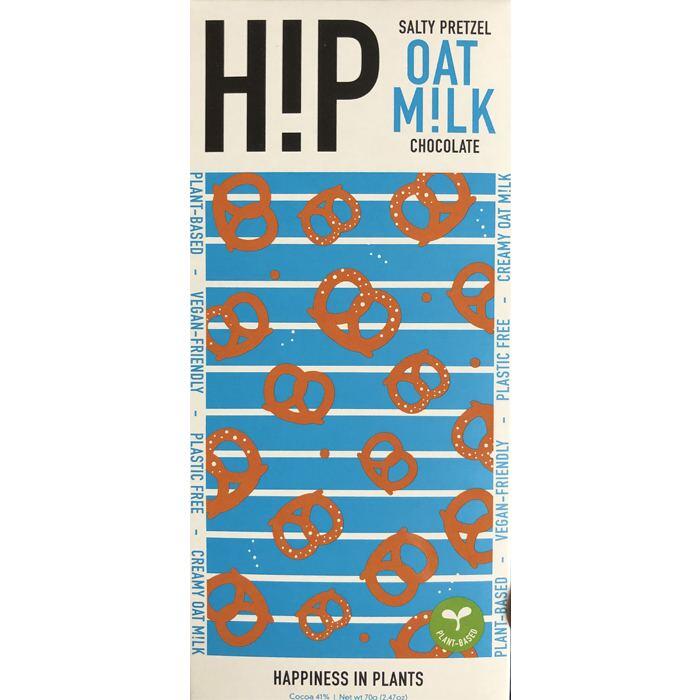H!P - Salty Pretzels Oat Milk Chocolate Bar, 70g