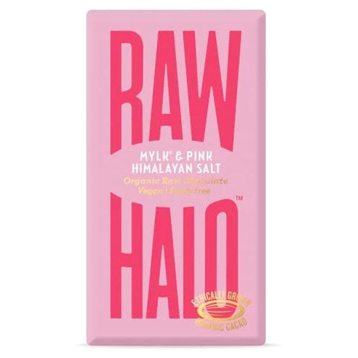Raw Halo - Mylk + Pink Himalayan Salt Organic Raw Chocolate