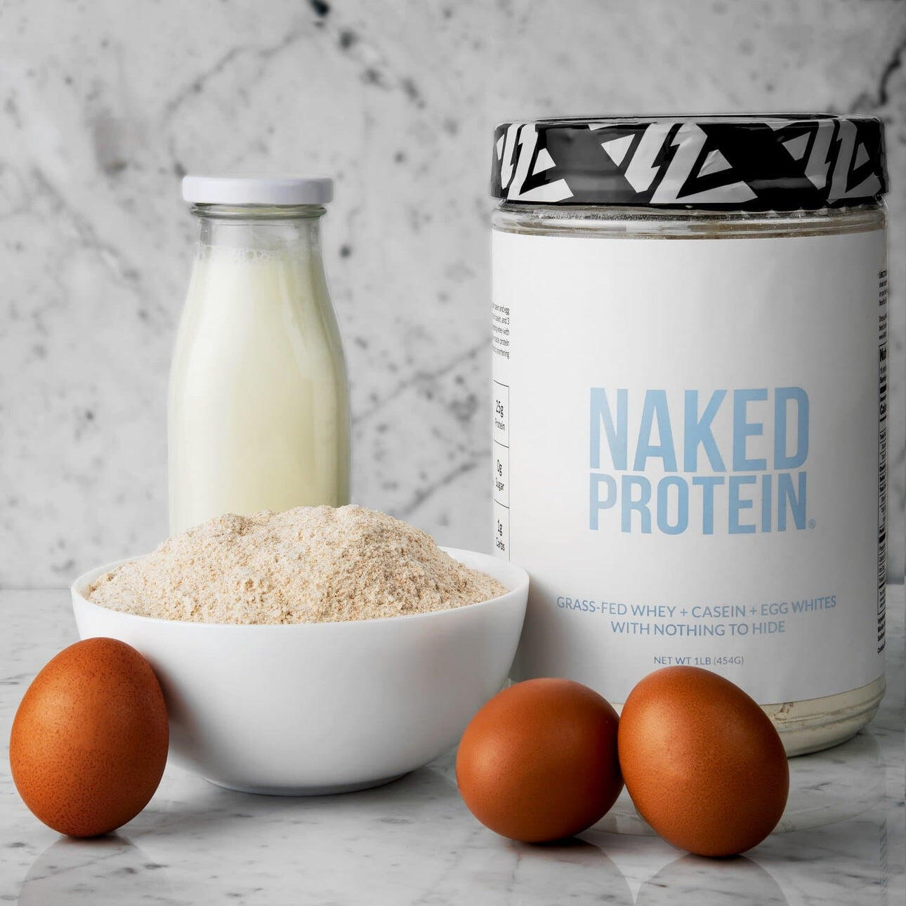 Protein Powder Blend Egg, Whey & Casein Protein Blend Naked Protei