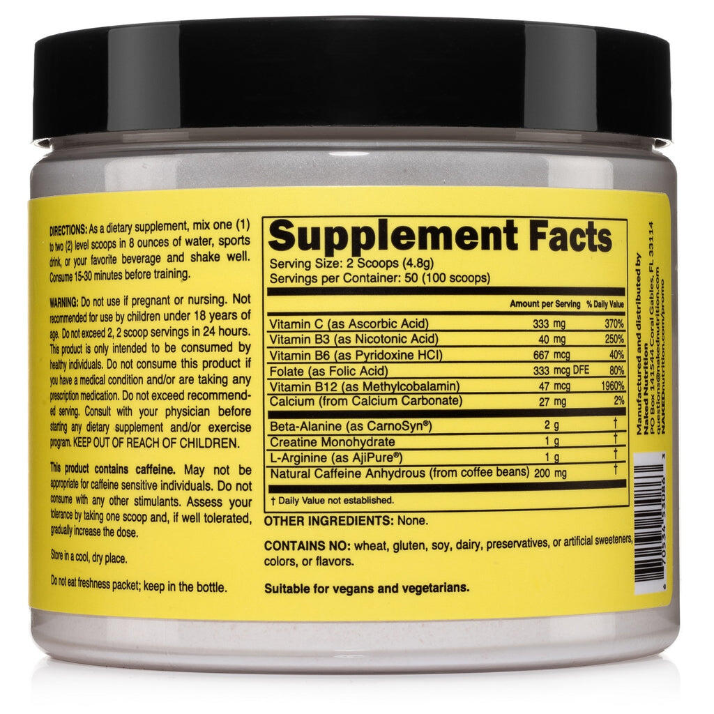 pre-workout supplement facts