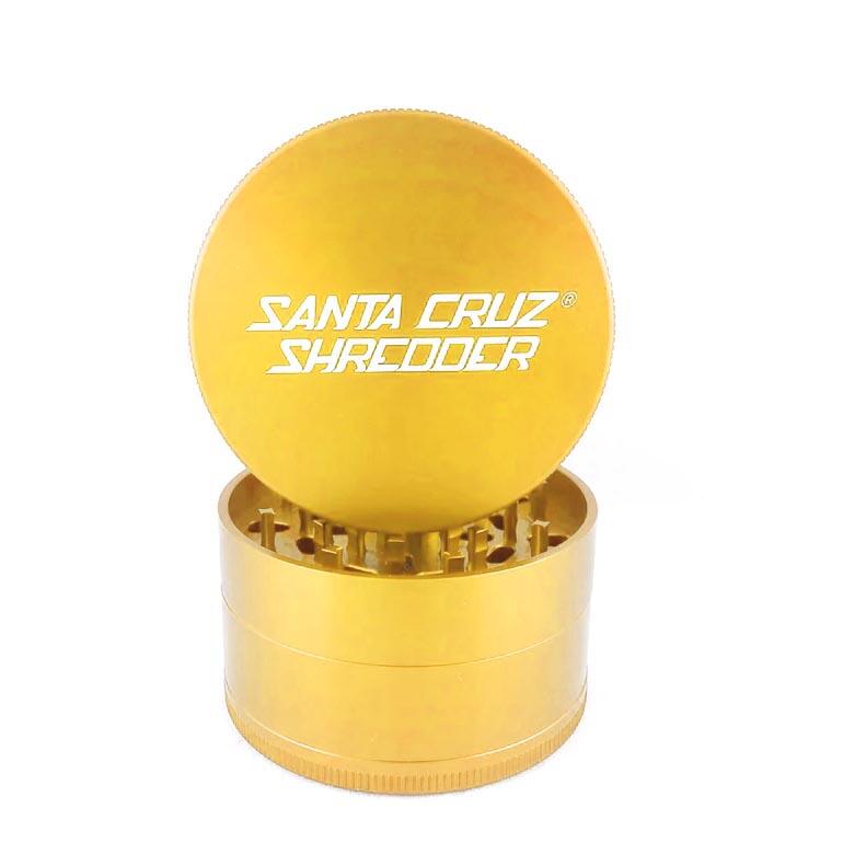 Santa Cruz Shredder Herb Grinder 4-Piece Small – Myxed Up Creations, Glass  Pipes, Vaporizers, E-Cigs, Detox