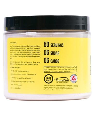 Natural Pre Workout Supplement | Naked Energy - 50 Servings