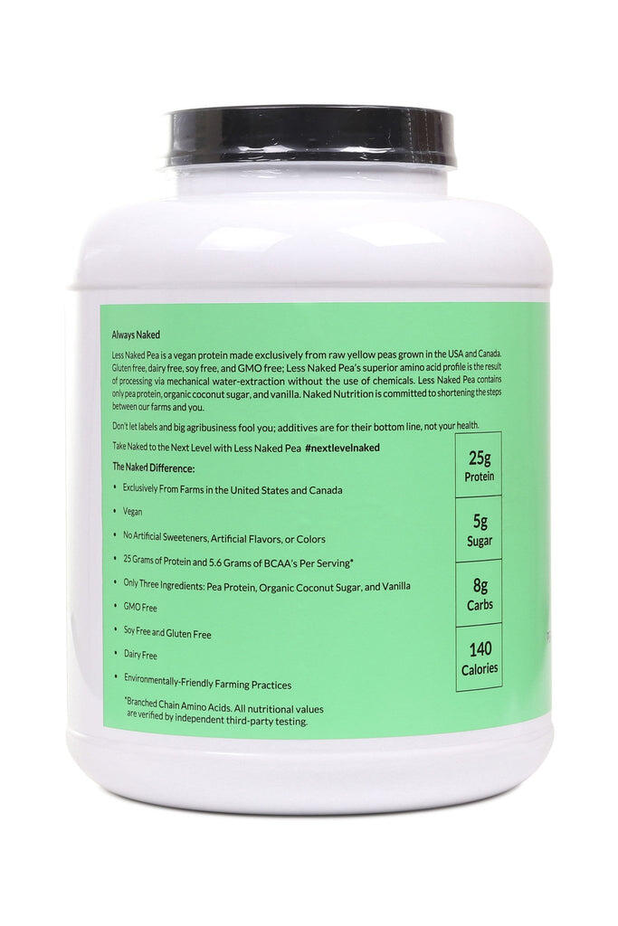 Vanilla Pea Protein Powder | Less Naked Vanilla Pea - 5LB
