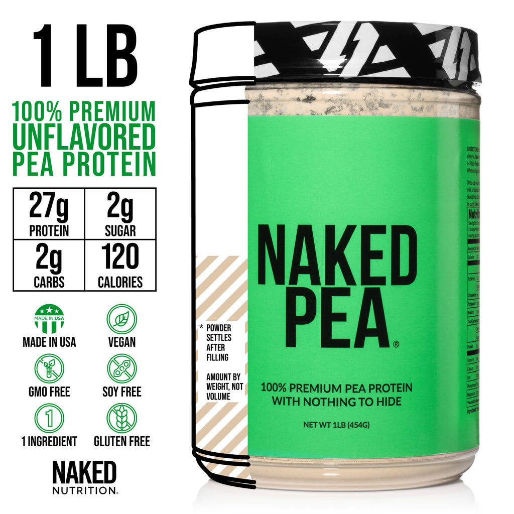 Pea Protein Powder 1lb | Naked Pea - 1lb