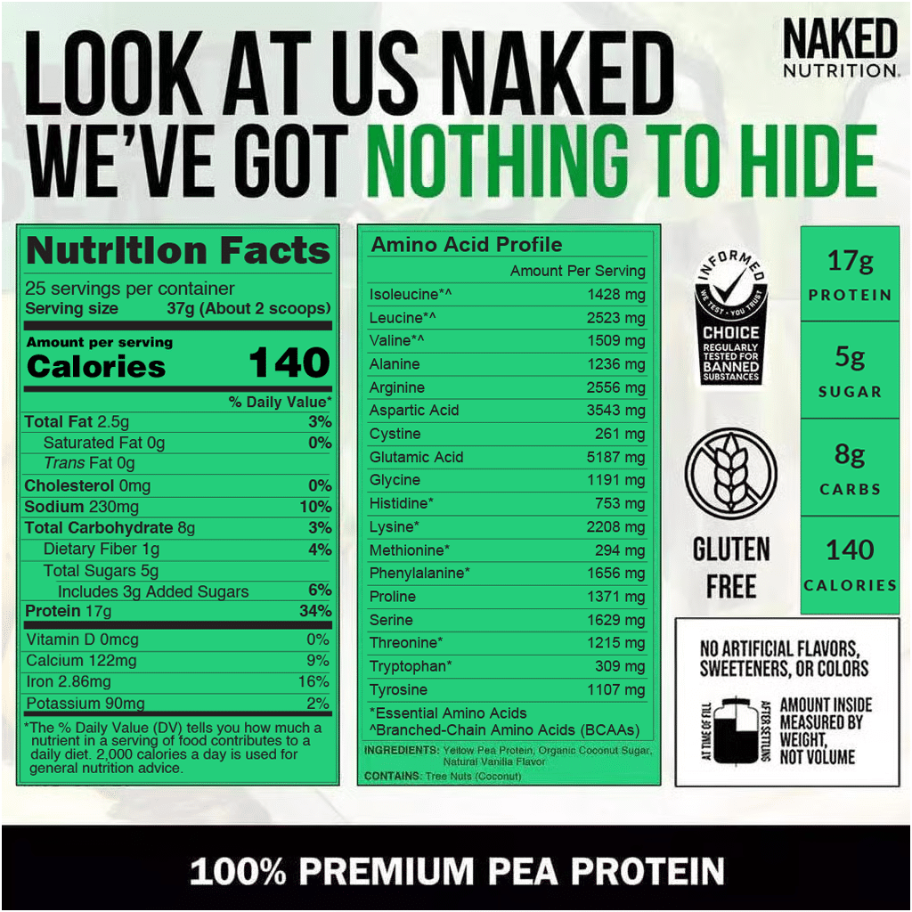 vanilla pea protein