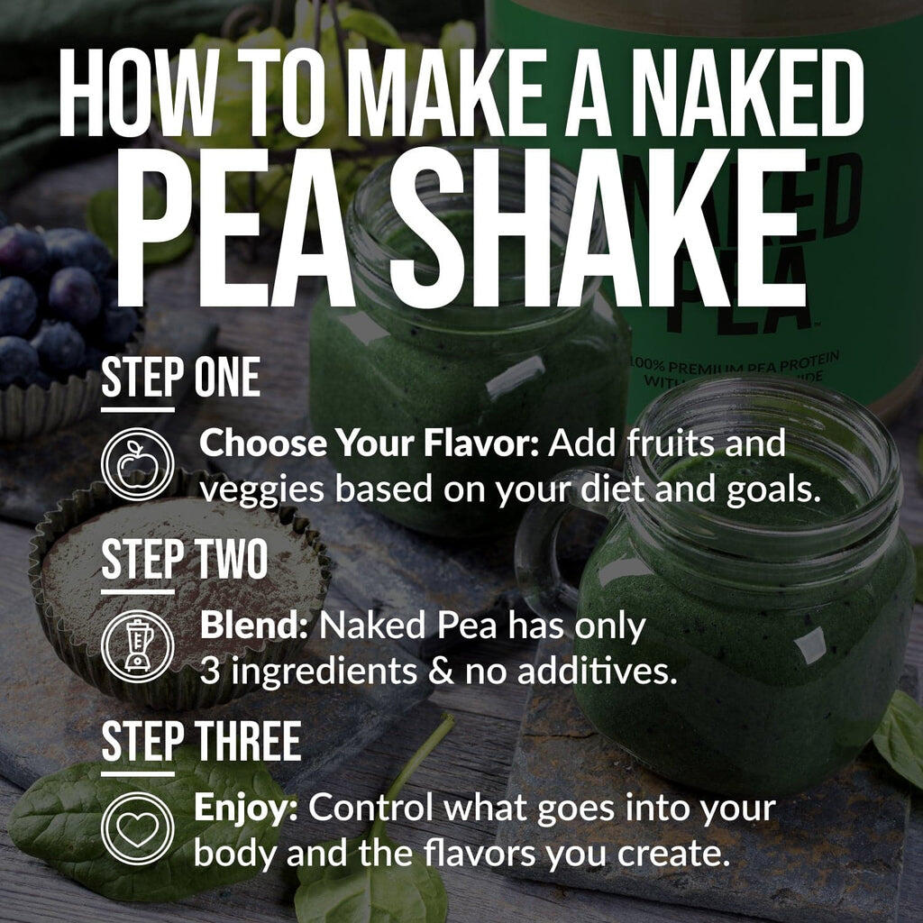 chocolate pea protein shake