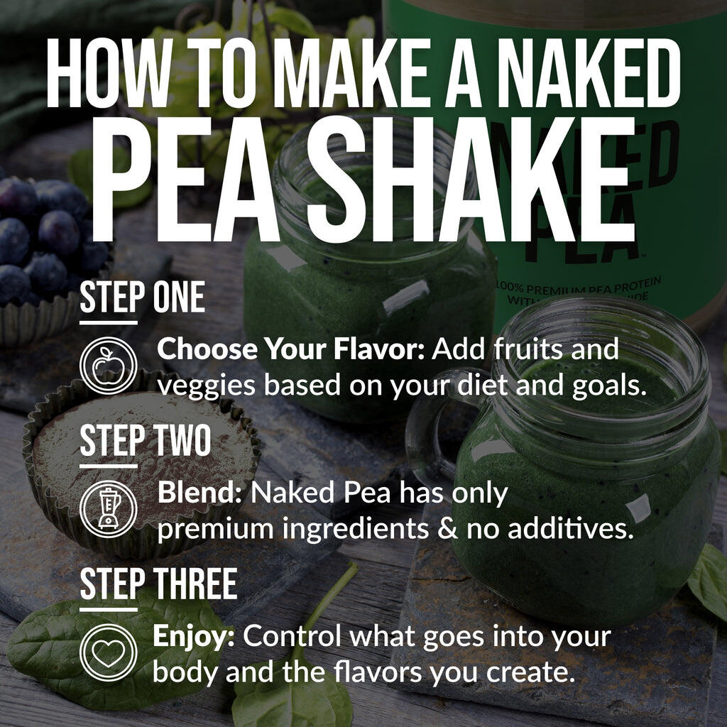 chocolate peanut butter pea protein shakes