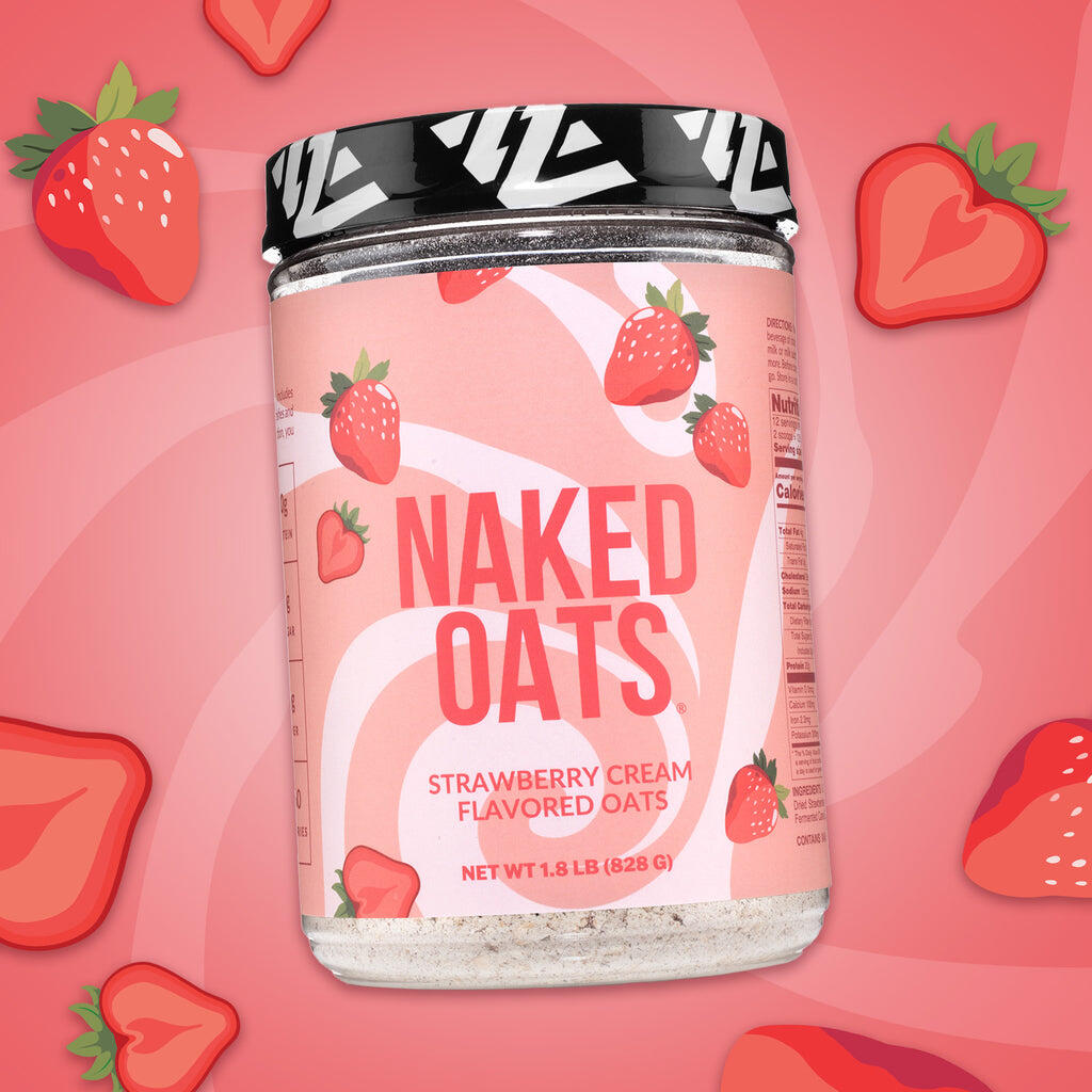 strawberry protein oats