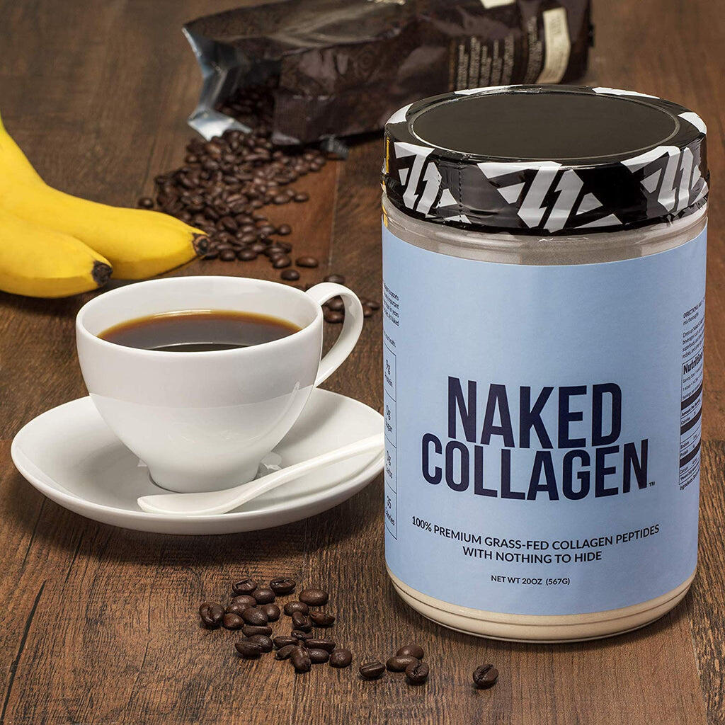 collagen powder coffee drink