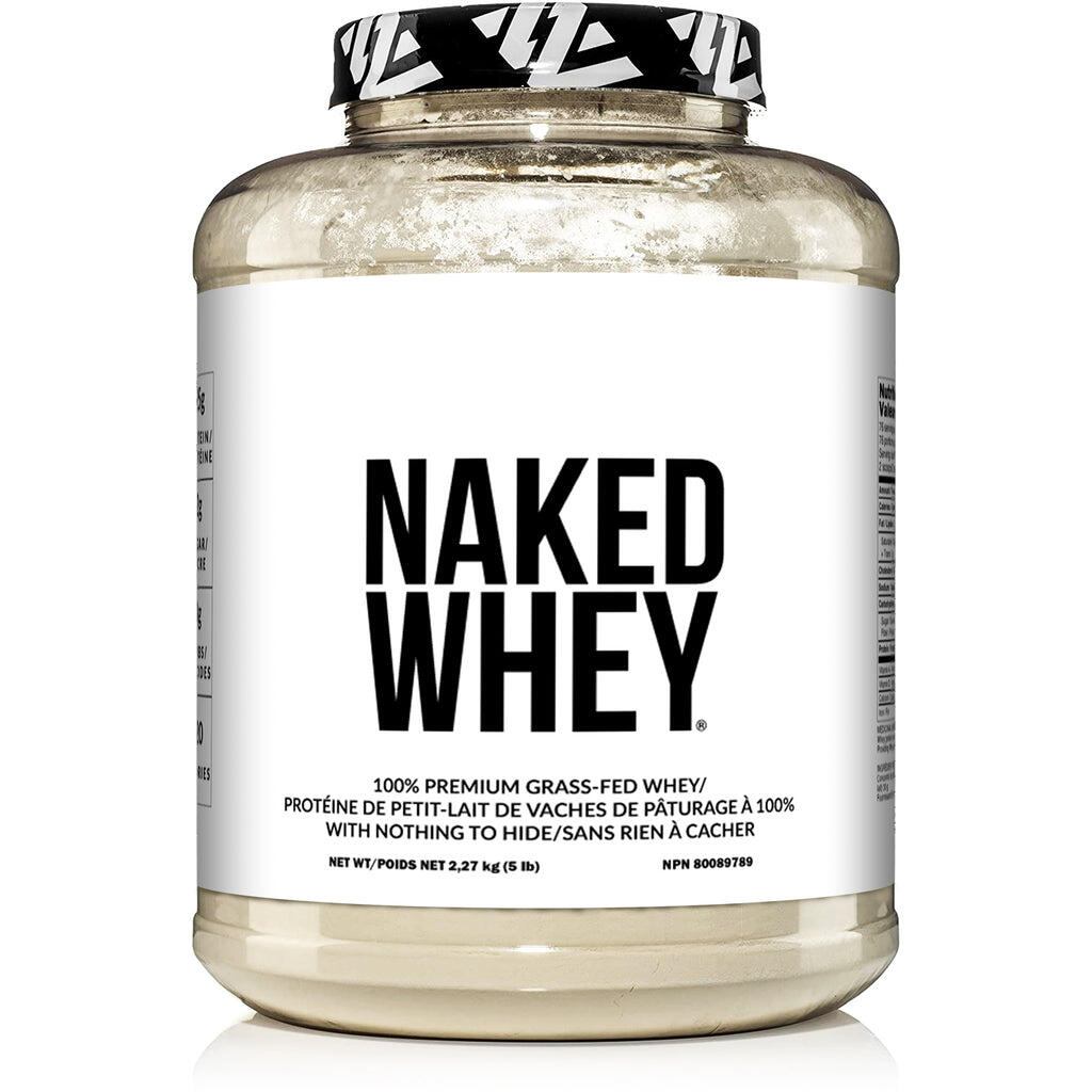 Grass-Fed Whey Protein Powder 5lb - Naked Whey – Naked Nutrition Canada