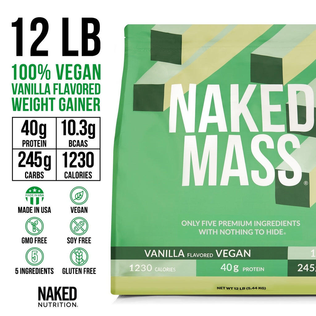 gluten free vanilla vegan bulk gainer