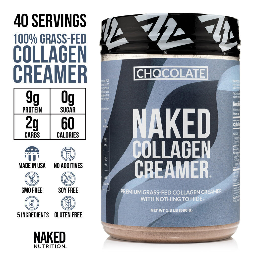 chocolate coffee creamer, chocolate collagen peptides