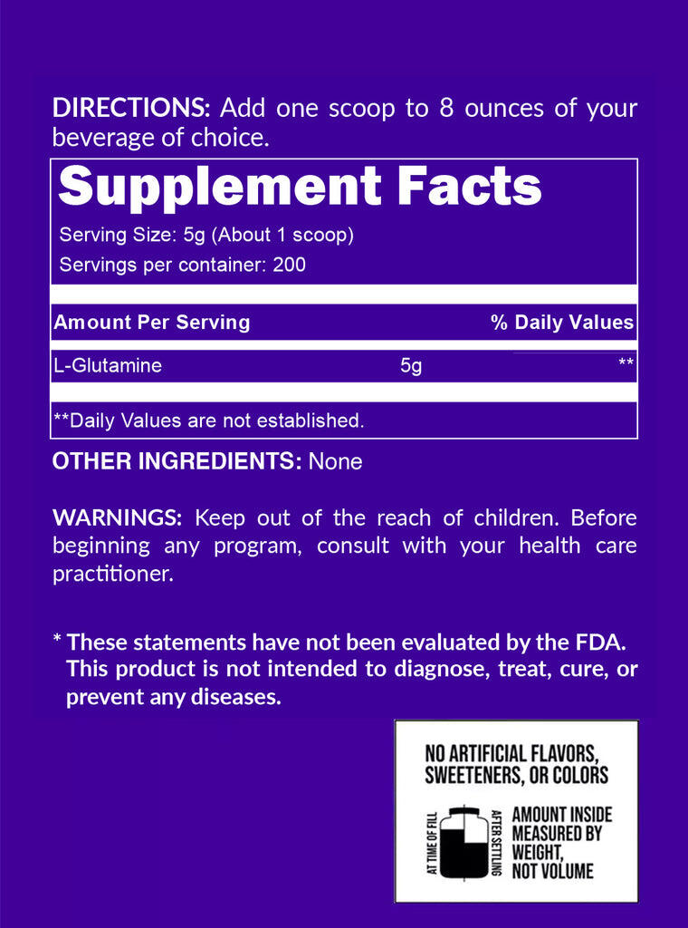 l-glutamine powder