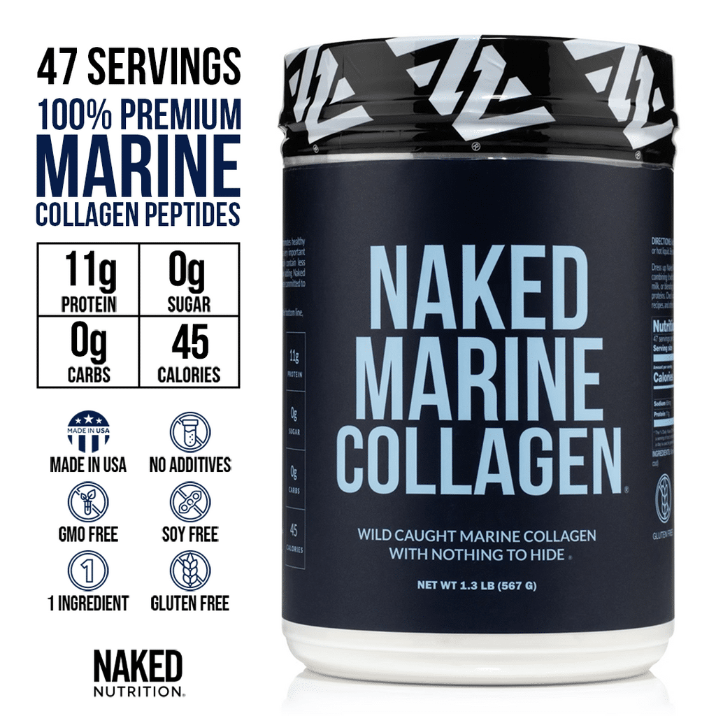 Marine Collagen Peptides Protein Powder | Naked Marine Collagen