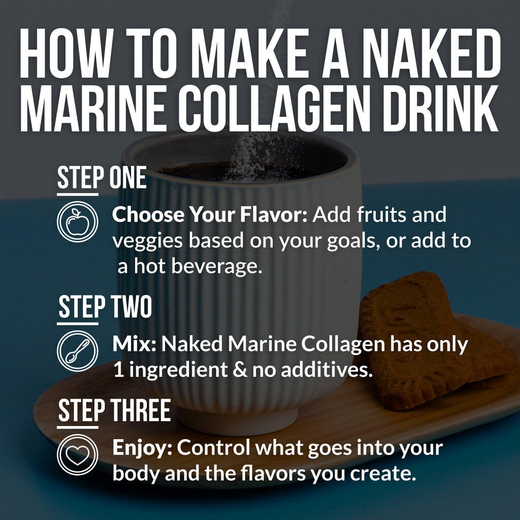 Marine Collagen Peptides Protein Powder | Naked Marine Collagen