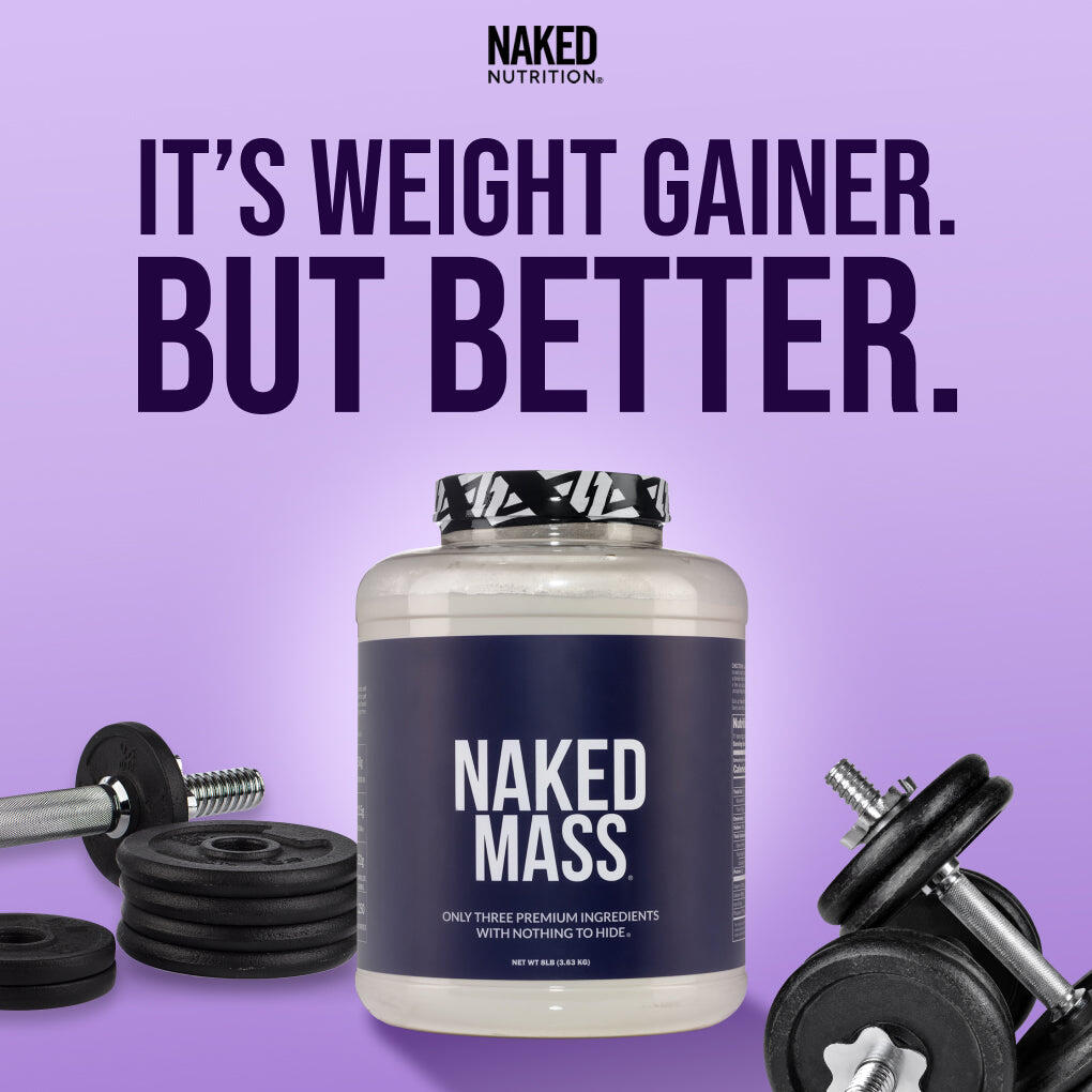 Weight Gainer Protein Supplement | Naked Mass - 8LB