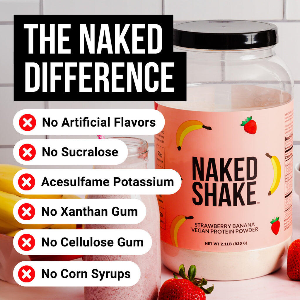 Strawberry Banana Protein Shake | Naked Shake - 30 Servings