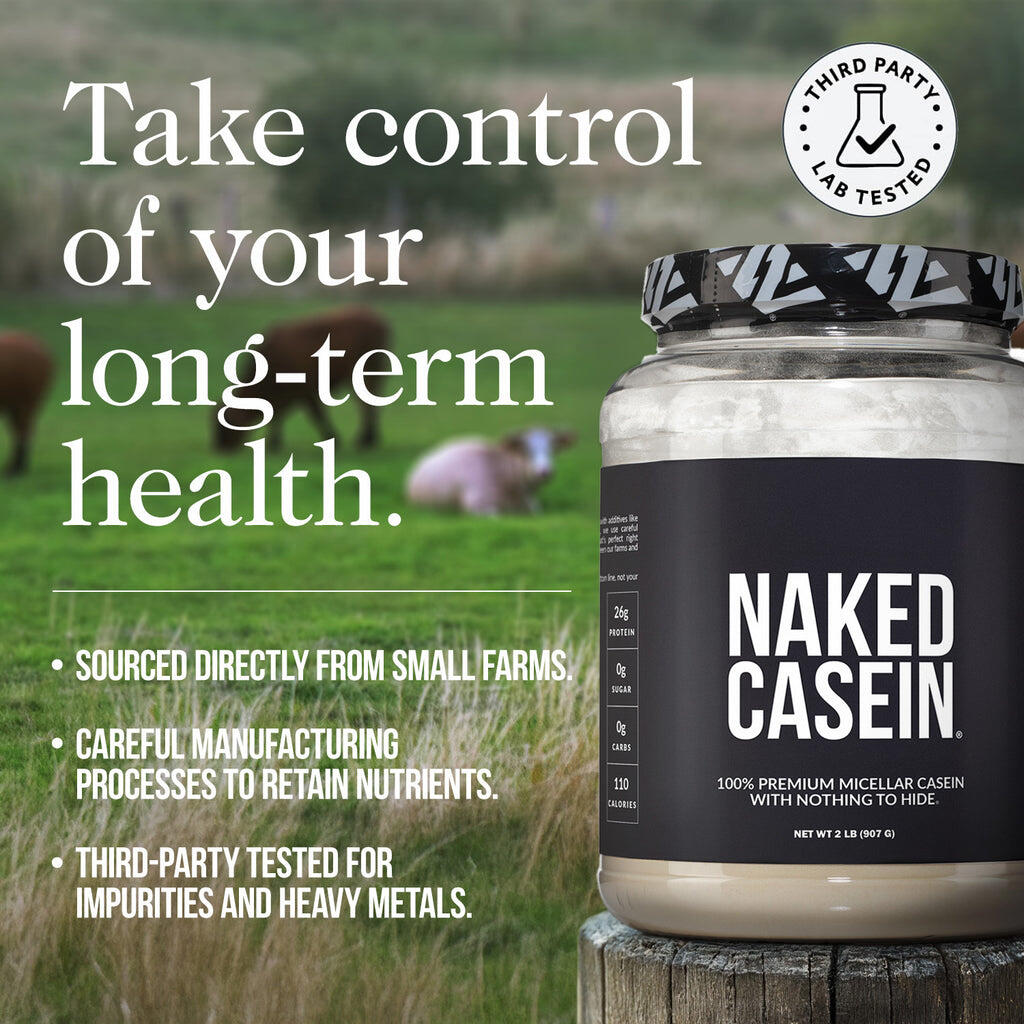 Vanilla Casein Protein Powder | Naked Vanilla Casein 5LB