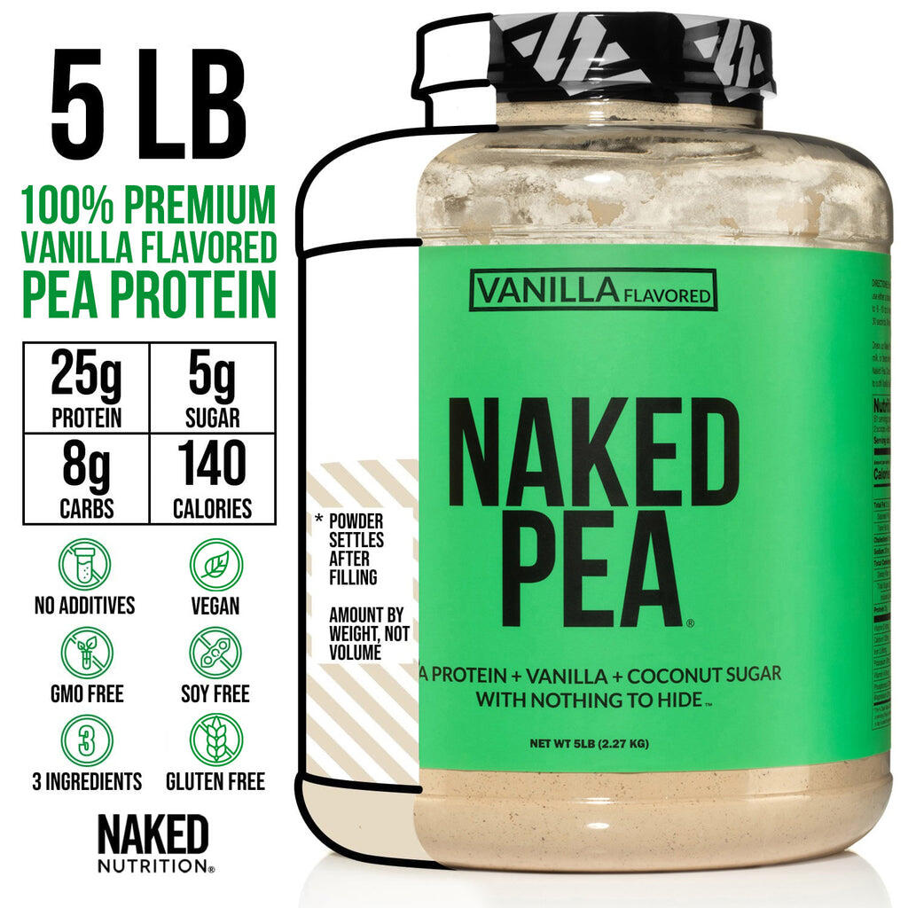 Proteína de guisante y vainilla en polvo | Naked Vanilla Pea - 5 libras