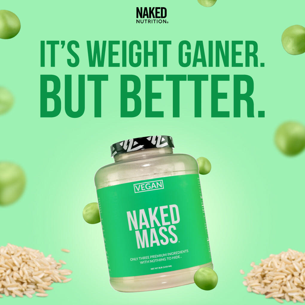 Vegan Weight Gainer Supplement | Naked Vegan Mass - 8LB