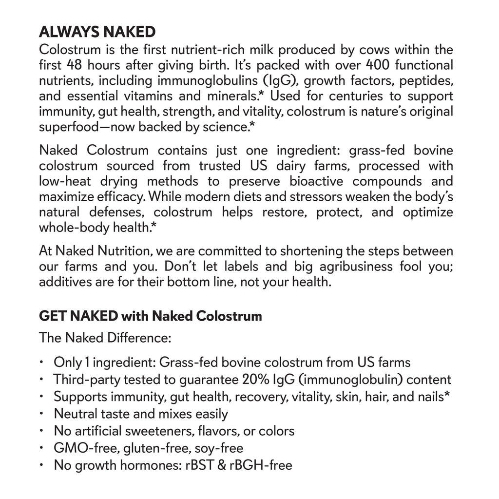 Proteína en polvo de péptidos de colágeno | Naked Collagen - 20 oz