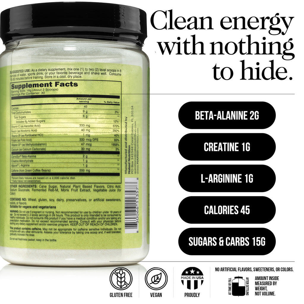 Watermelon Pre Workout Supplement | Naked Energy - 30 Servings