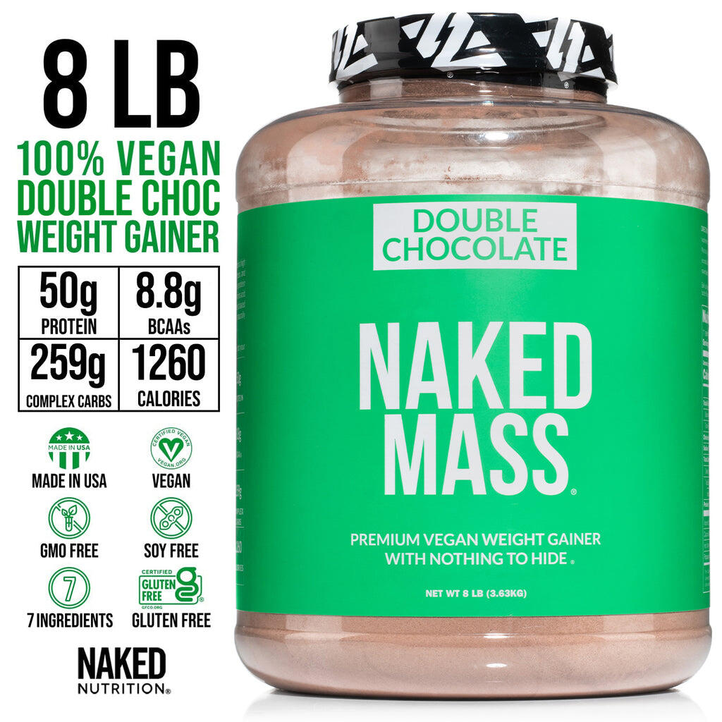 double chocolate plant-based weight gainer certifications