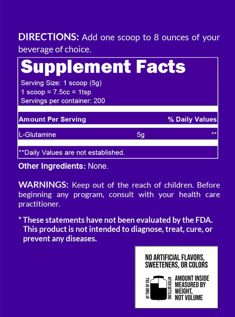 l-glutamine powder