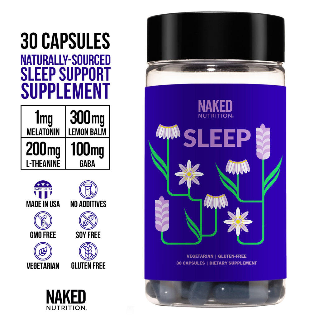Sleep Aid Supplement | Naked Sleep - 30 Capsules