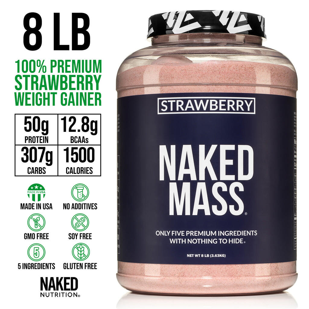 strawberry flavored mass gainer