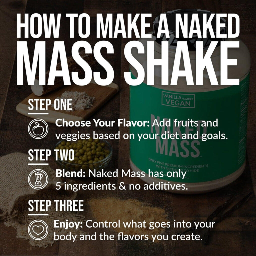 vanilla flavored mass gainer how to use